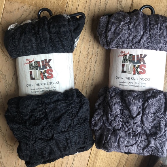 Muk Luks over the knee socks! Size: OSFM! NWT! - Picture 2 of 4